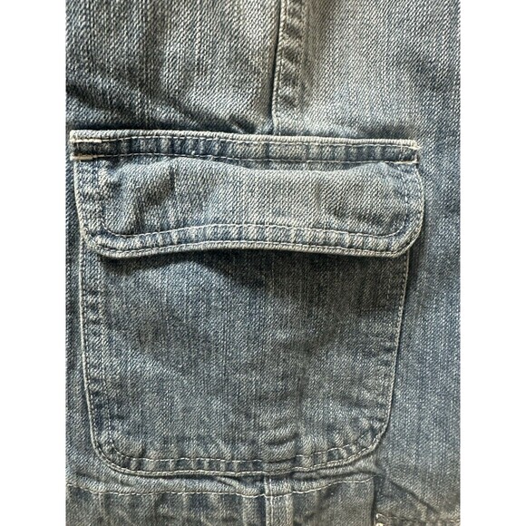 Denim Blazer Jean Jacket Womens Small Button Up Cotton Christopher & Banks - Picture 3 of 9